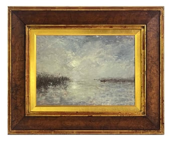 OIL/ BOARD MICHAEL BARRINGTON "NORFOLK BROADS" 10" X 14"