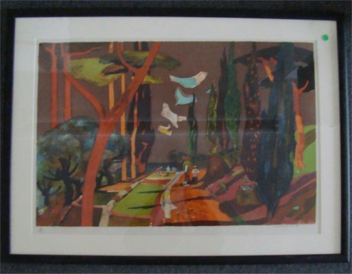 Print By Millard Sheets, 119/250, 22" X 31": Print By Millard Sheets, 119/250, 22" X 31"