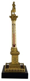 GRAND TOUR COLUMNAR THERMOMETER, 9 3/4" TALL