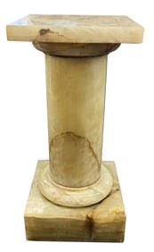 ONYX PEDESTAL WITH REVOLVING TOP 29 1/4" X 14" X 14"