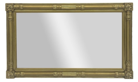 FINE FEDERAL PERIOD MIRROR ATTRIB. TO ISAAC PLATT 63 1/2" X 39 1/2" ORIG. PLATE, NO BACKBOARDS