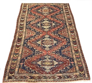 SEMI ANTIQUE SOUMAC CARPET 7' 8" X 11' 3"