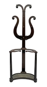 LATE FEDERAL PERIOD CLOTHES TREE 80" X 28 1/2" X 14"