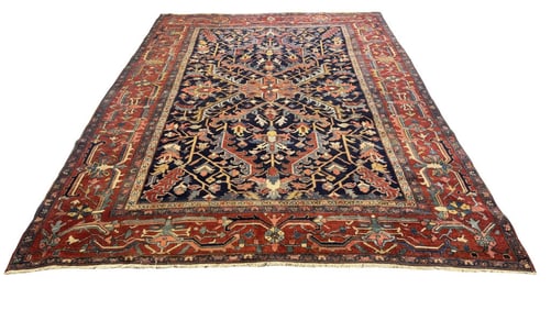 RARE BLUE FIELD HERIZ 11'3" X 8'4"