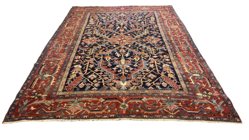 RARE BLUE FIELD HERIZ 11'3" X 8'4" (1 of 4)