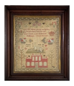 LG ARCHITECTURAL SAMPLER BY ELIZABETH YORK, 1830 22" X 18"