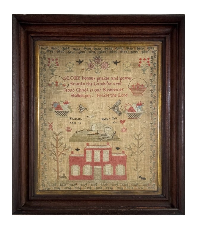 LG ARCHITECTURAL SAMPLER BY ELIZABETH YORK, 1830 22" X 18" (1 of 6)