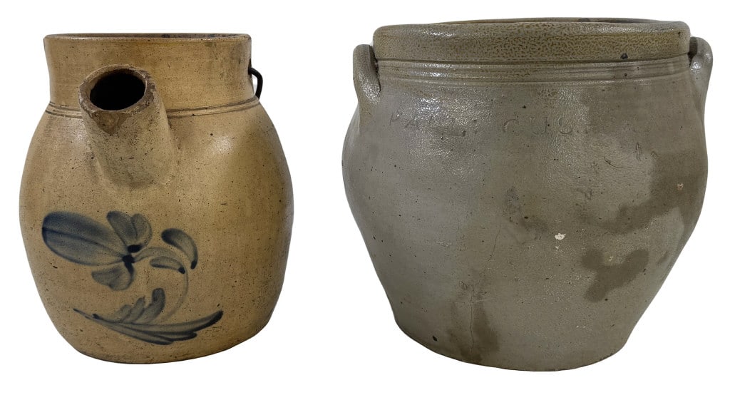 PAUL CUSHMAN CROCK & ATHENS NY BATTER JUG (1 of 13)