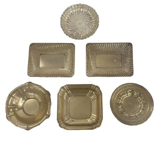 6 PCS STERLING SILVER,WALLACE, GORHAM, REED & BARTON APPROX. 82 TROY OZ