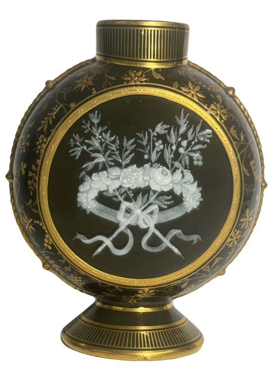 MINTON PATE SUR PATE VASE 6" X 5" (1 of 4)