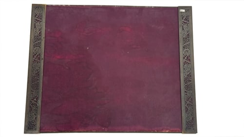 TIFFANY STUDIOS BRONZE BLOTTER ENDS GRAPEVINE PATTERN