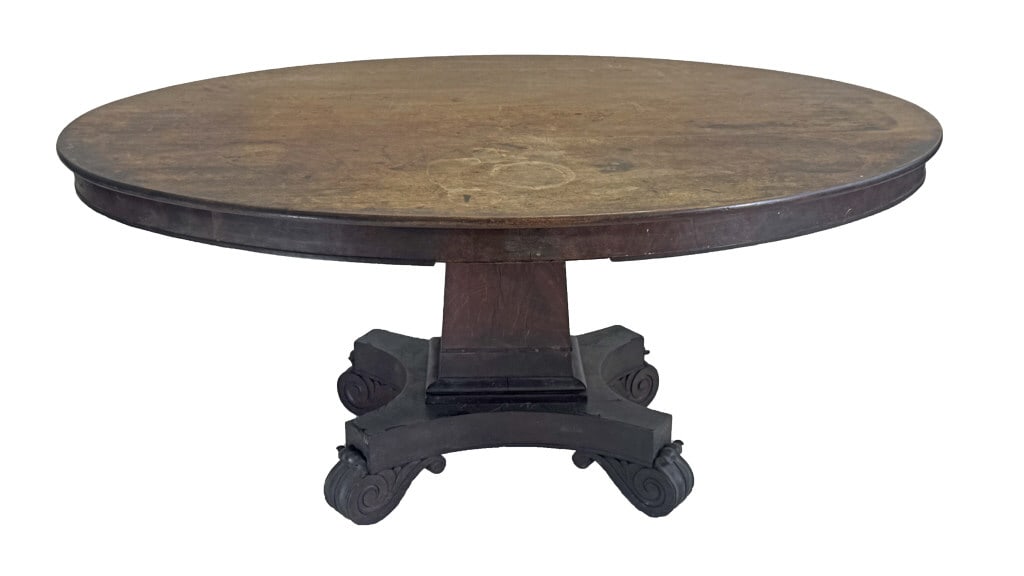 ISAAC VOSE LIBRARY TABLE IN UNTOUCHED CONDITION 29" X 53" X 42": ISAAC VOSE LIBRARY TABLE IN UNTOUCHED CONDITION 29" X 53" X 42"