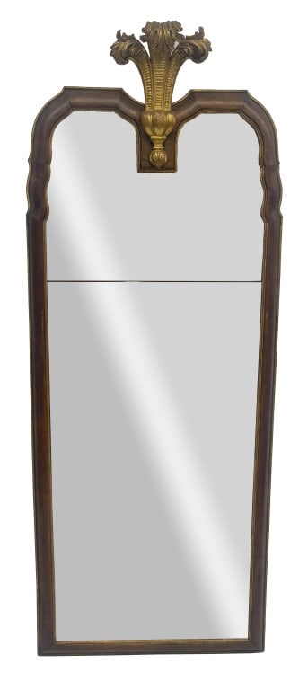 GEORGIAN STYLE TWO PANEL MIRROR 67" X 23.5" (1 of 4)