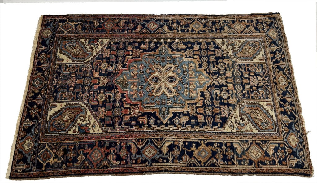HAMADAN AREA RUG 77" X 50" (1 of 4)