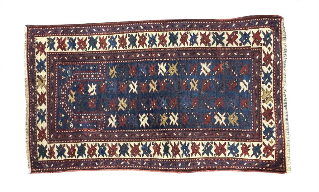 CAUCASIAN PRAYER RUG 2'7" X 4'5" (1 of 5)