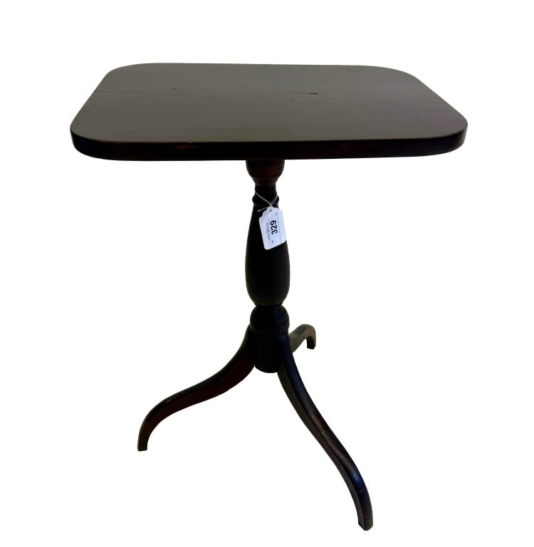 MAPLE & CHERRY SPIDER LEG CANDSTAND IN OLD CRUSTY SURFACE 27 1/2" X 19" X 14" (1 of 4)