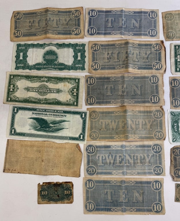 EARLY US & CONFEDERATE CURRENCY - 5