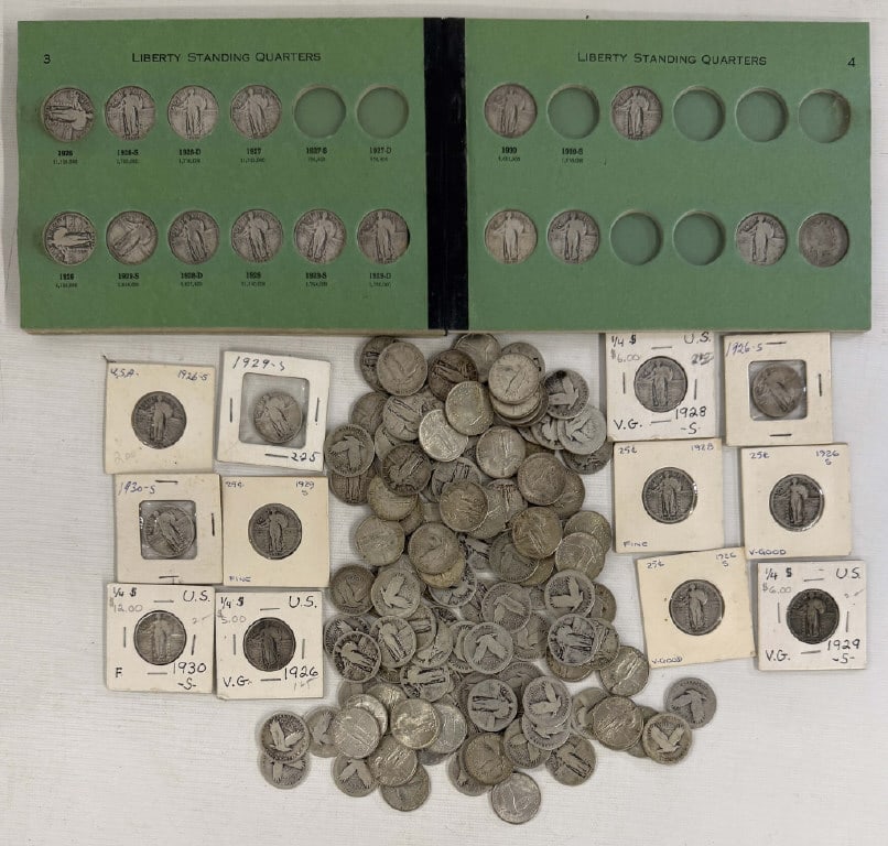 151 STANDING LIBERTY QUARTER DOLLARS (1 of 2)