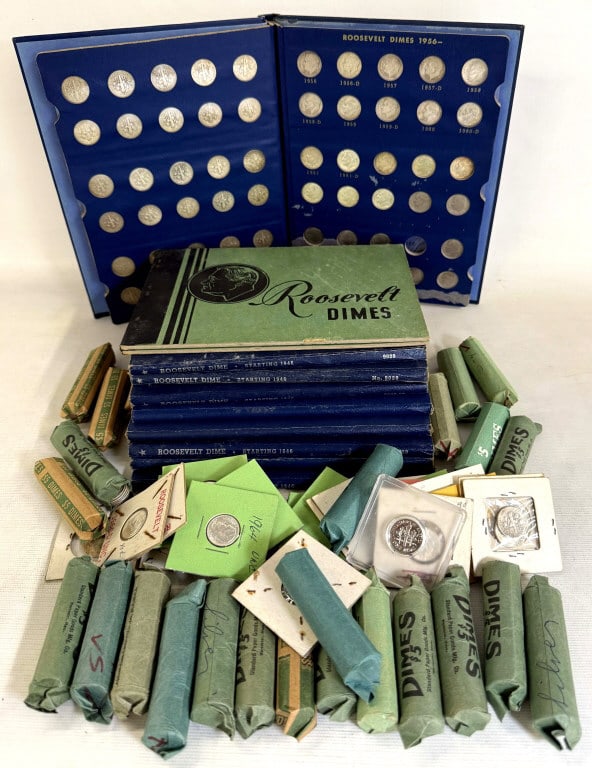 APPROX. 1715 ROOSEVELT PRE 1964 DIMES, ASST'D. DATES & CONDITIONS (1 of 1)