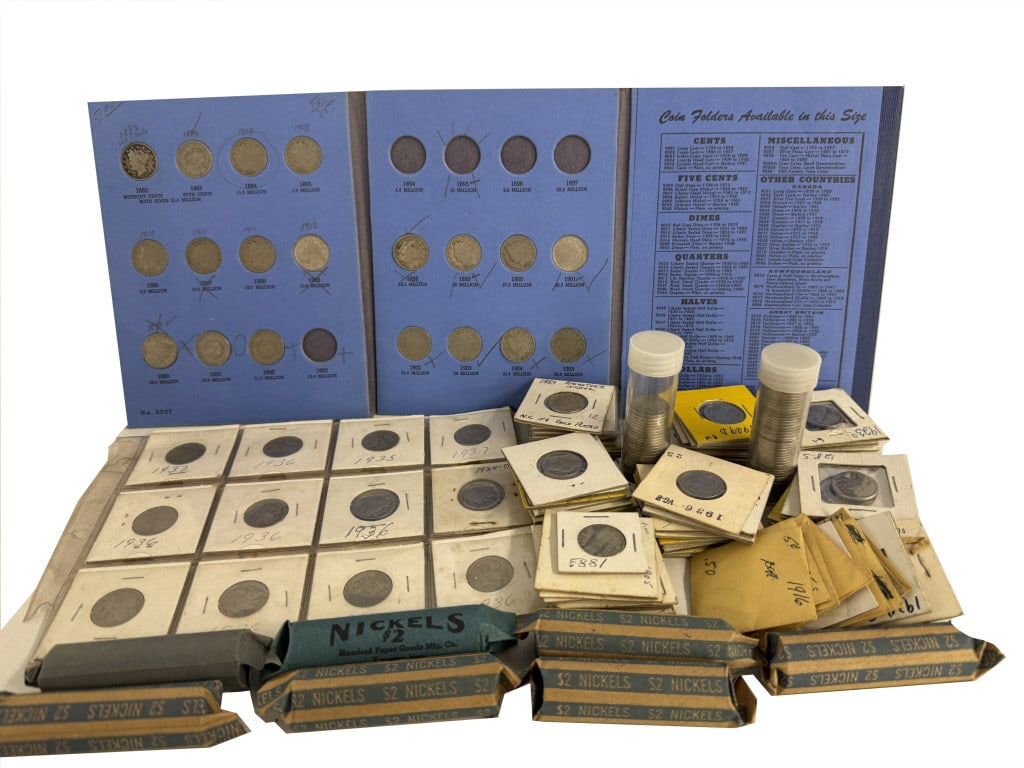 380 INDIAN HEAD BUFFALO NICKELS & 95 LIBERTY HEAD NICKELS (1883 - 1913) (1 of 3)