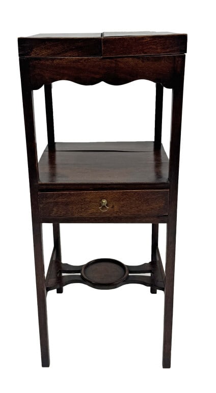 GEO III HINGED TOP WASH STAND WITH DRAWER 31 7/8" X 12 7/8" X 13" CLOSED (1 of 9)