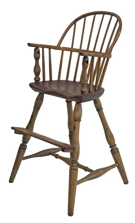PLANK SEAT WINDSOR SACK BACK YOUTH CHAIR 35" X 15 1/2' X 19" W/ 21" SEAT HEIGHT (1 of 5)