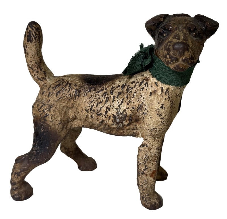 CAST IRON DOG DOORSTOP 8 1/4" X 8" (1 of 5)