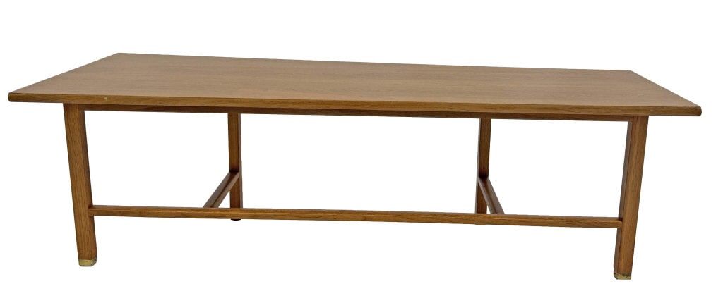MID CENTURY MODERN DUNBAR COFFEE TABLE BY EDWARD WORMLEY 18 1/2" TALL X 60" LONG (1 of 5)