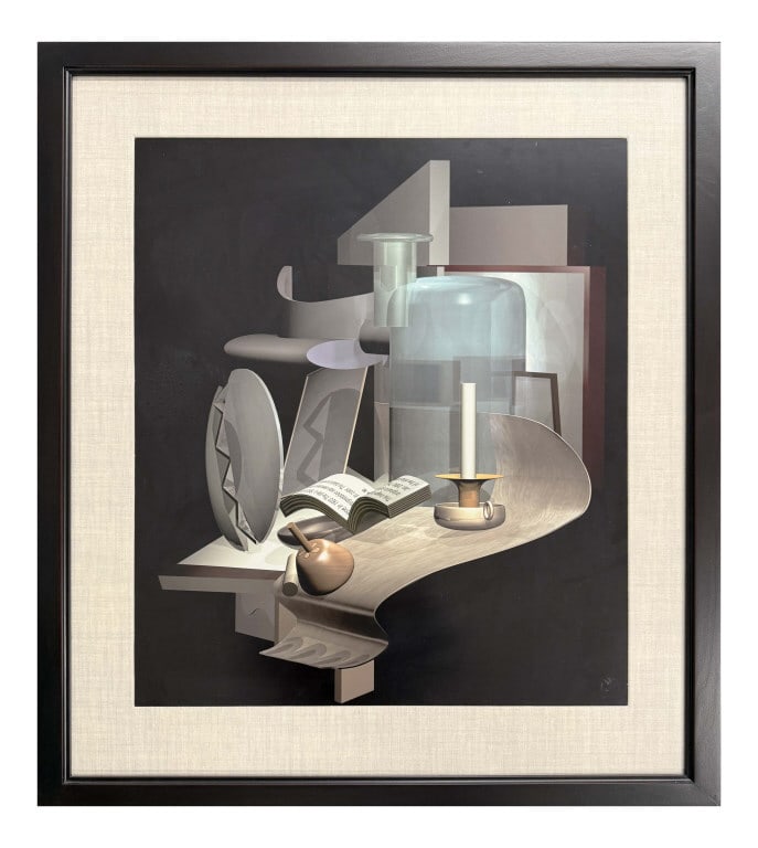 MODERN PRINT "DECONSTRUCTIONS" SITE SIZE 22 1/2" X 18 3/4" (1 of 4)