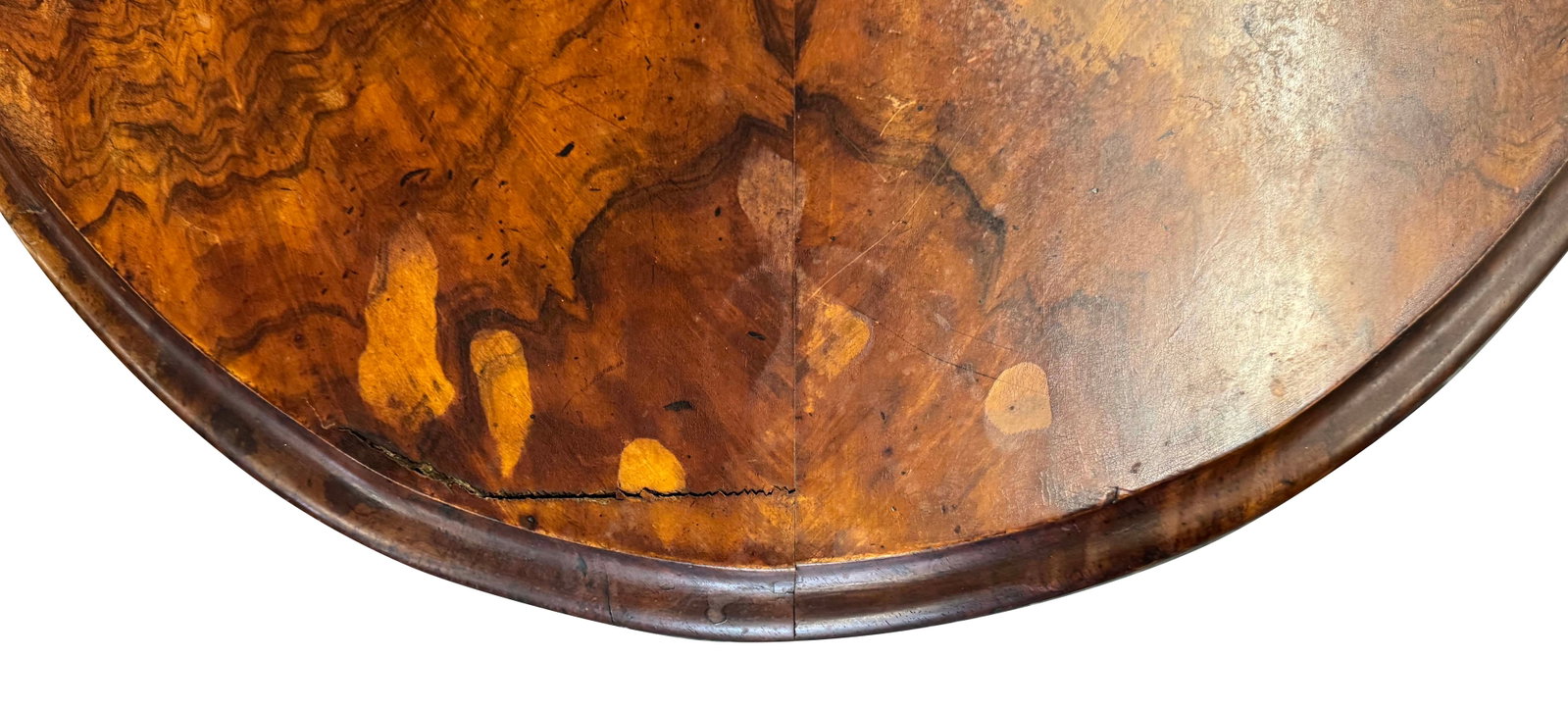 CIRCASSIAN WALNUT TILT TOP BREAKFAST TABLE - 10