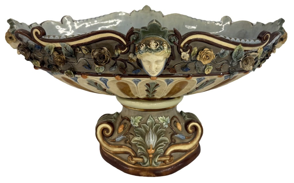 COLLN MEISSEN CENTERPIECE BOWL 9" X 17" X11" (1 of 6)