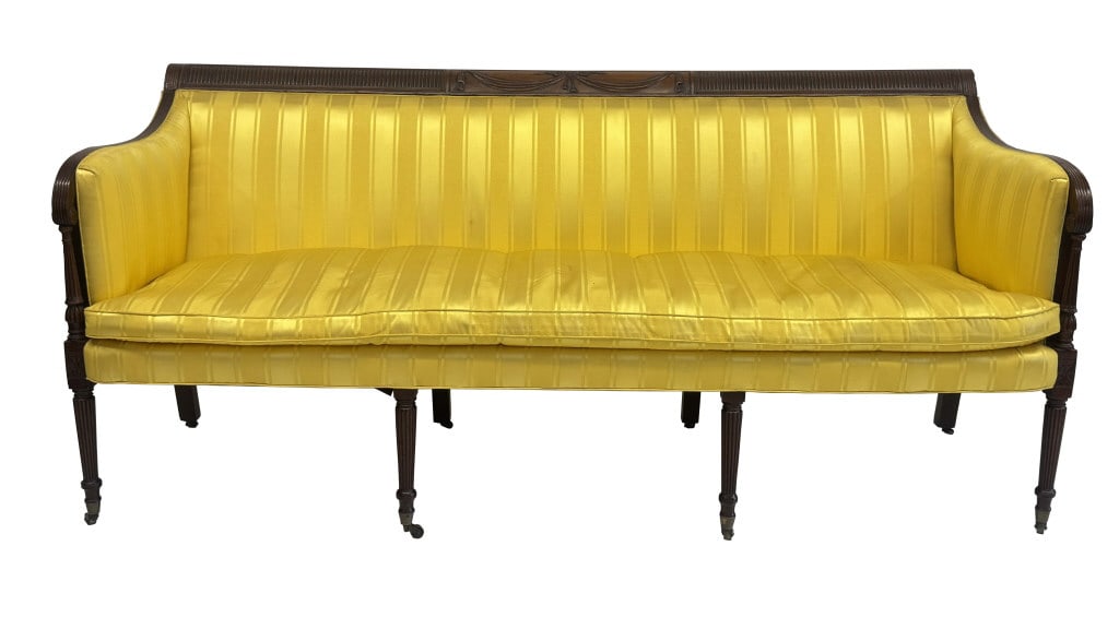 NYC SOFA ATTRIB. TO THE WORKSHOP OF DUNCAN PHYFE C. 1815 36" X 78" X 24" (1 of 9)