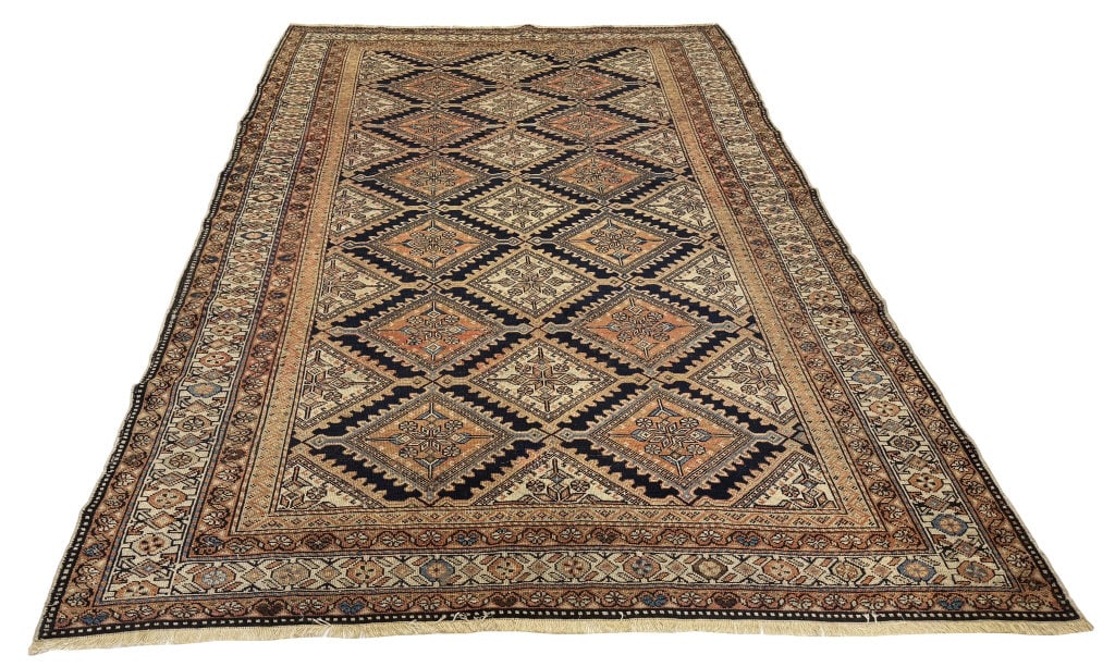 LARGE MAYLAYER AREA RUG, 5'10" X 9'4" (1 of 5)
