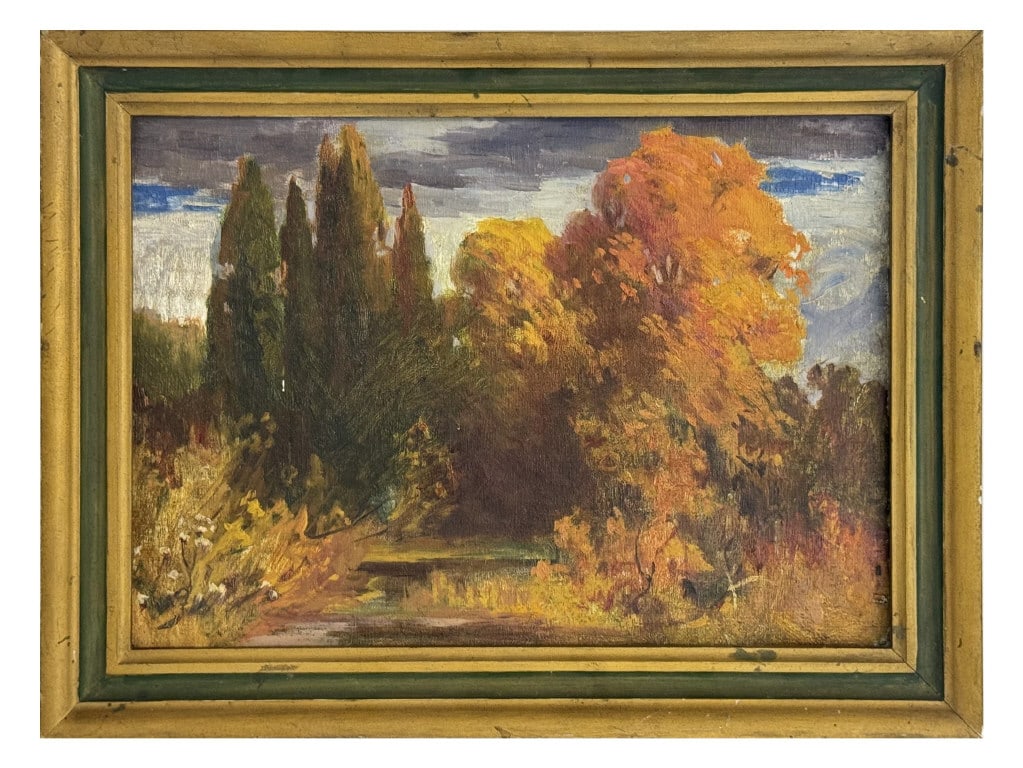 OIL / CANVAS "AUTUMN" UNSIGNED (1 of 3)
