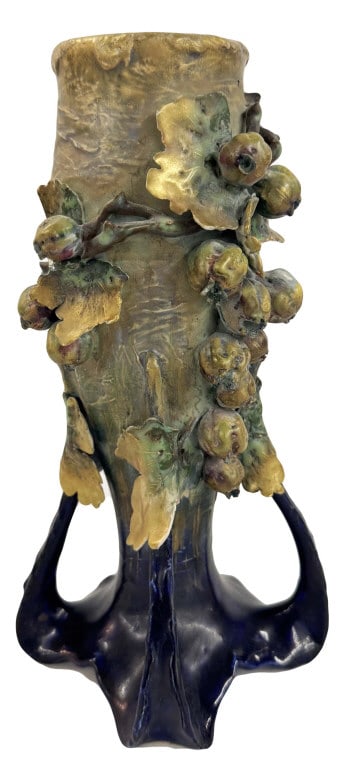 AMPHORA "EDDA" ART POTTERY VASE 10 5/8" TALL (1 of 6)