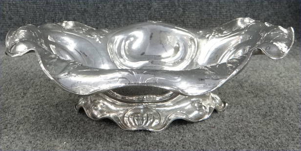 Sterling Silver Gorham "Martele" Pattern Fruit Bowl: Sterling Silver Gorham "Martele" Pattern Fruit Bowl, 12 3/4" Diameter Fruit Bowl, .950 Fine, Approximately 38.75 Troy Ounces