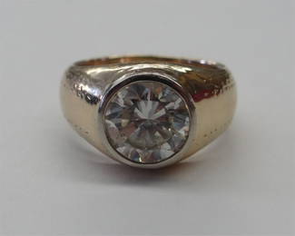 GENTLEMAN'S 5 CARAT DIAMOND RING