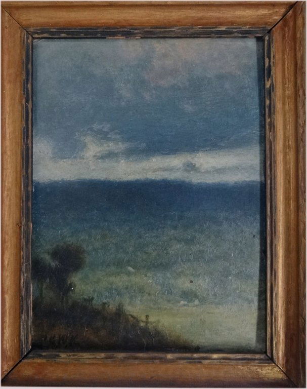 O/BD "TONALIST SHORELINE" SGND G.W.K. (GW KING): 7 1/2" X 5 1/2"