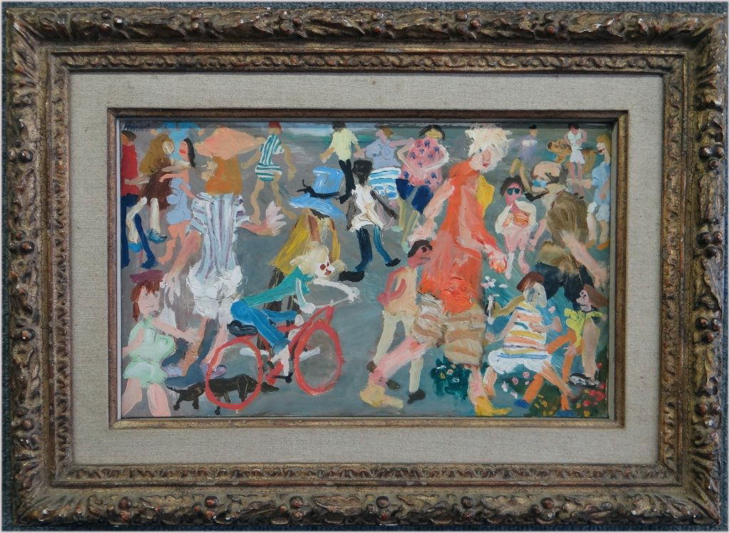 O/P "SUMMER PASSING" SGND HANANIAH HARARI 9" X15": O/P "SUMMER PASSING" SGND HANANIAH HARARI 9" X15"