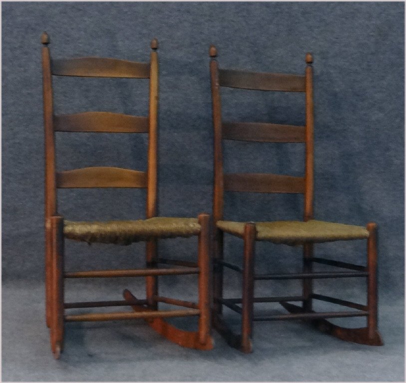 2 LADDER BACK SHAKER #2 ROCKERS: 2 LADDER BACK SHAKER #2 ROCKERS