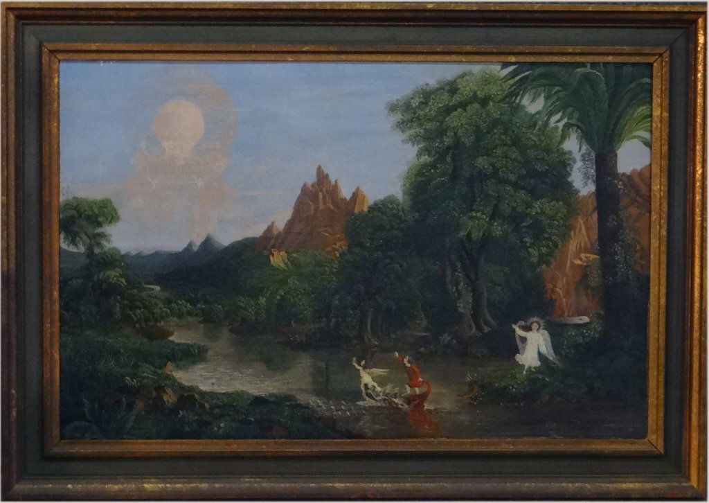 O/C "VOYAGE OF LIFE" AFTER THOMAS COLE 20" X 31": O/C "VOYAGE OF LIFE" AFTER THOMAS COLE 20" X 31"