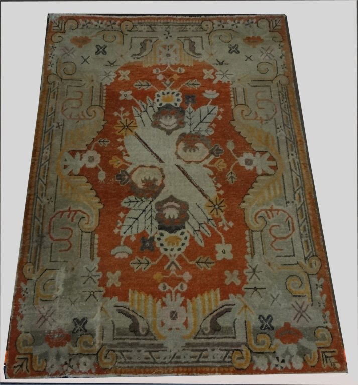 ANTIQUE CARPET 53" X 80" (1 of 4)