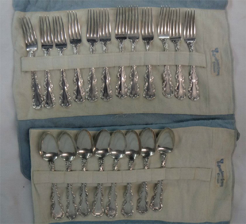 20 PCS. WHITING "MADAM JUMEL" PATTERN FLATWARE (1 of 2)