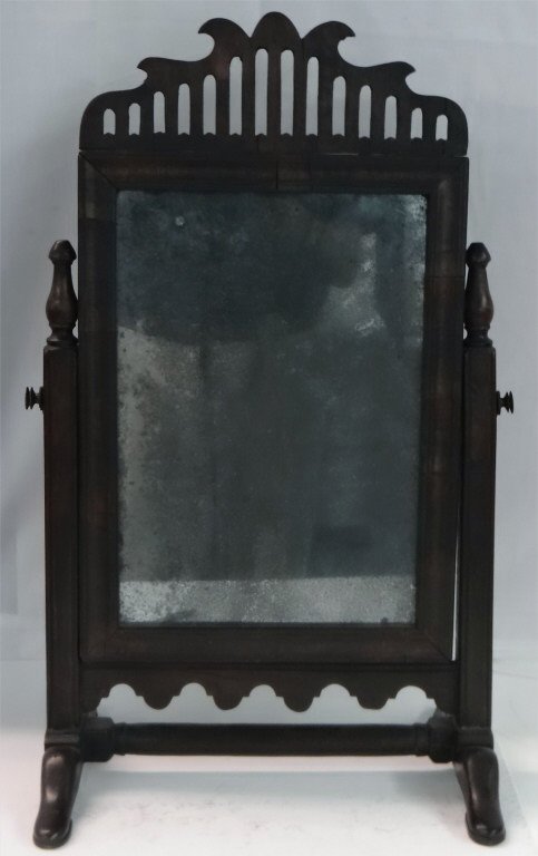 18THC. QA MIRROR ON FRAME IN OLD SURFACE (1 of 3)