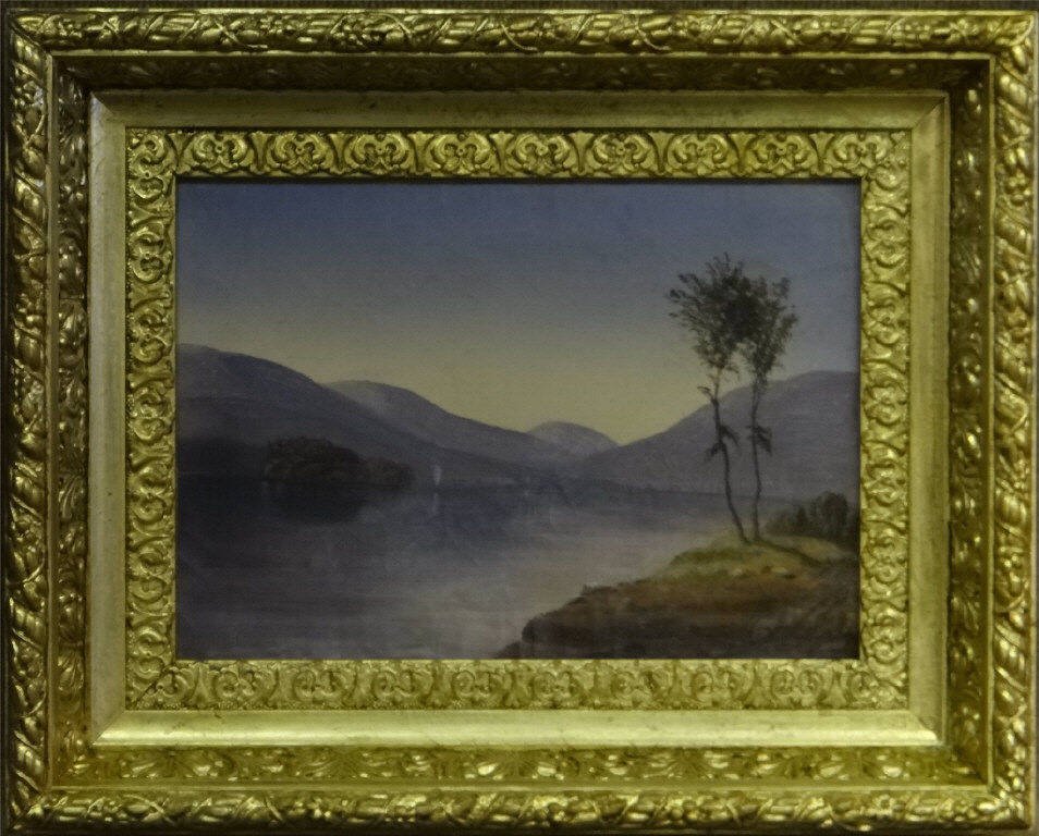 19THC. AMERICAN SCHOOL O/C "LAKE  GEORGE" (1 of 6)