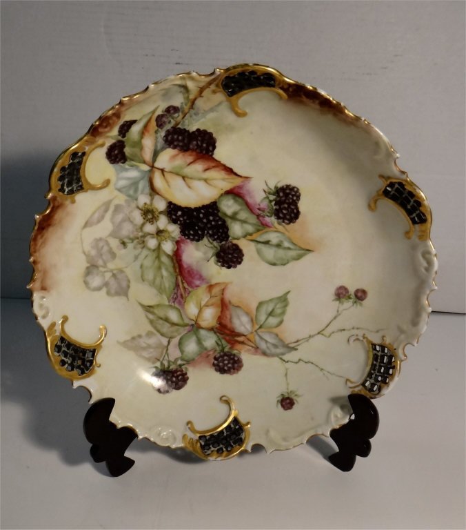10" DIAM HAND DECORATED VIENNA, AUSTRIA BOWL (1 of 5)