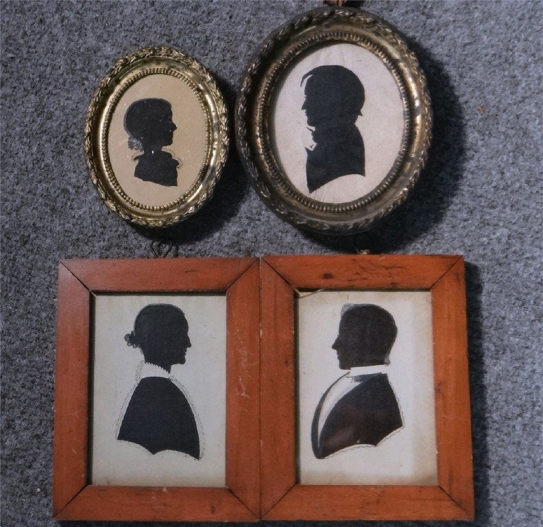 4 SILHOUETTES INC. MR. & MRS COLTON, (1 of 7)