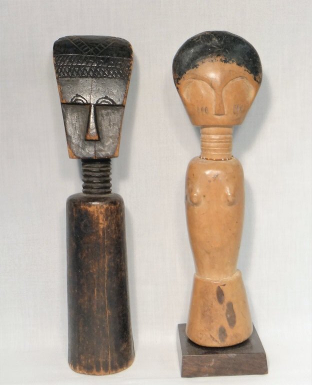 2 FANTE & ASANTE DOLLS FROM GHANA (1 of 5)