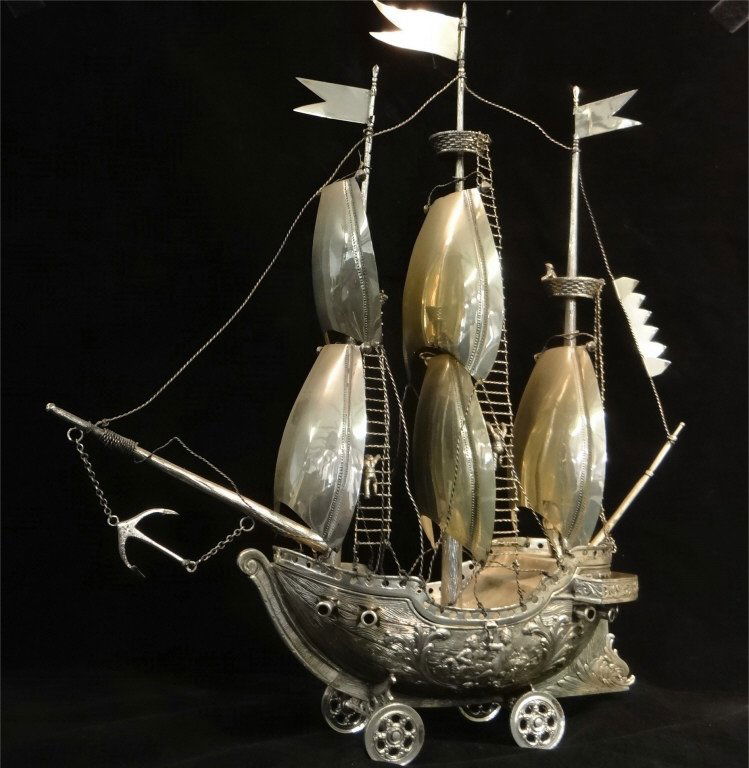 SPANISH SILVER "SANTA MARIA" .800 FINE (1 of 10)