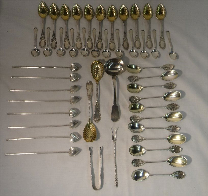 APPROX. 46 PIECES  OF STERLING SILVER (1 of 8)